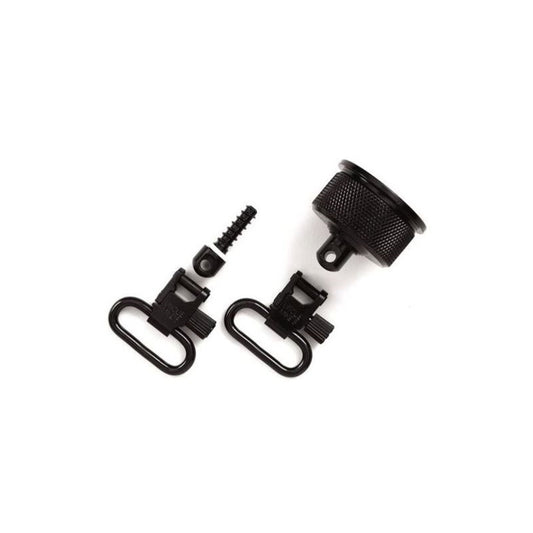 Uncle Mike's Sling Swivel Set - Remington 11-87 ( Blued / 1" REM 11-87 Cap Set )